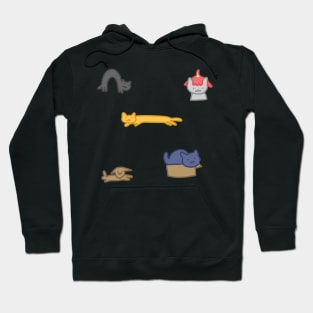 Silly Cats Sticker Pack Hoodie